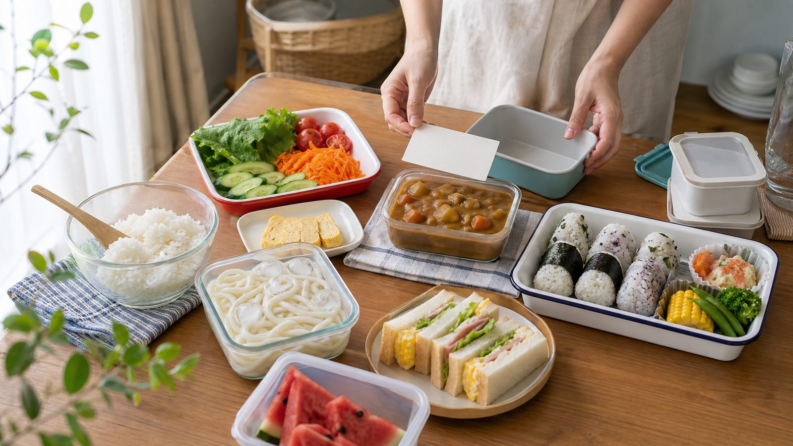 夏休みの昼ごはんを1週間ローテーションで用意する食卓